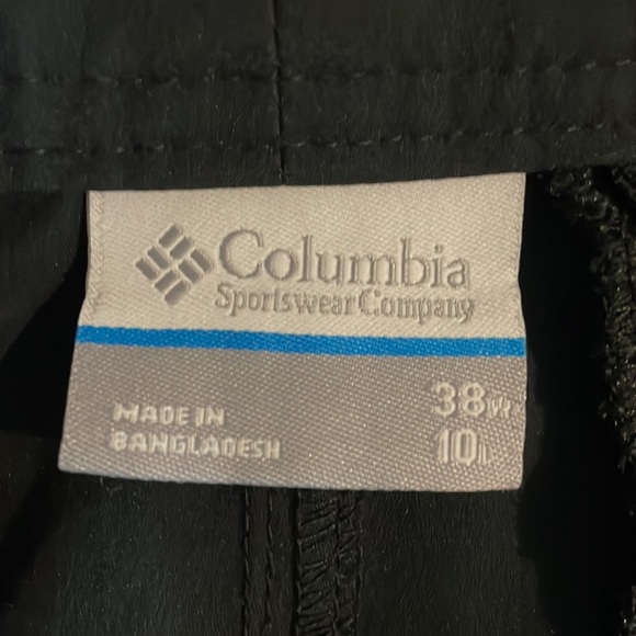 Columbia Black PFG Regular Fit Shorts Size 38 - Picture 14 of 16